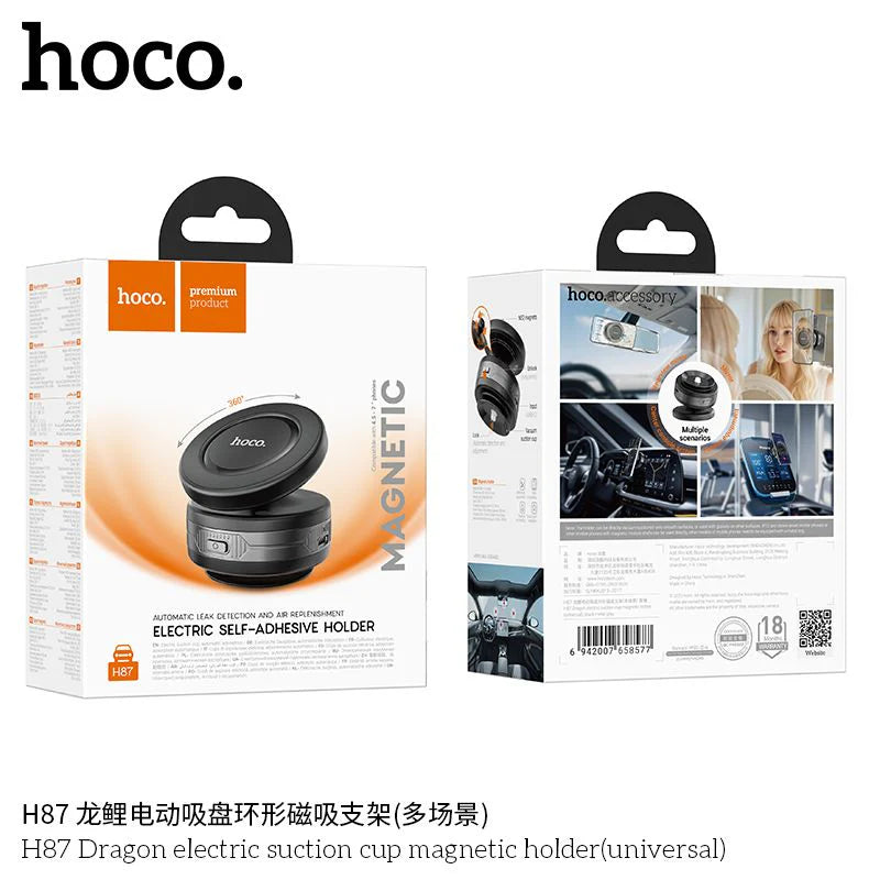 HOCO Dragon Magnetic Car Phone Holder with Electric Suction Cup Universal