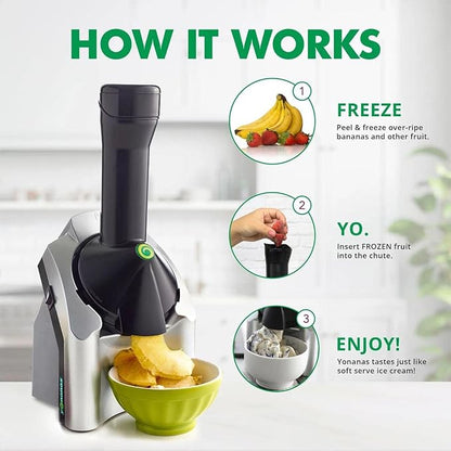 Premium Frozen Dessert Maker Machine  Healthy Ice Cream & Soft Serve Treat Maker