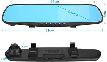 Ultra HD 1080P Smart Touch Screen Car DVR Rear View Mirror Camera