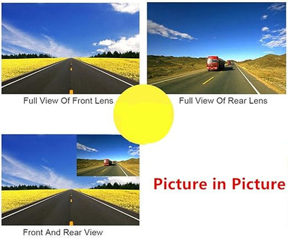 Ultra HD 1080P Smart Touch Screen Car DVR Rear View Mirror Camera