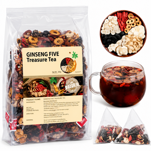 18 Flavor Ginseng Herbal Tea | Premium Herbal Wellness Tea Blend (30 Tea Bags)