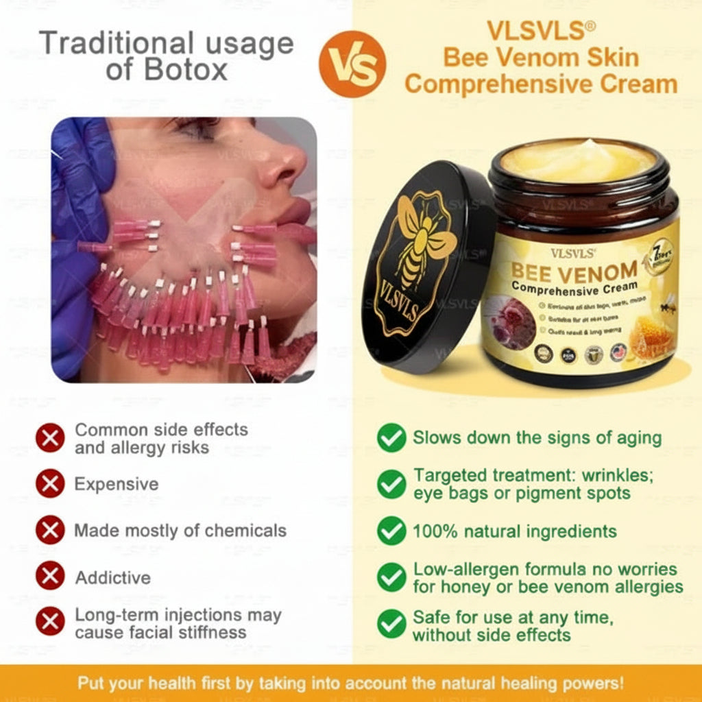 Bee Venom Treatment Cream – Deep Moisturizing & Firming Skin Care Cream | Bee Skin Elixir