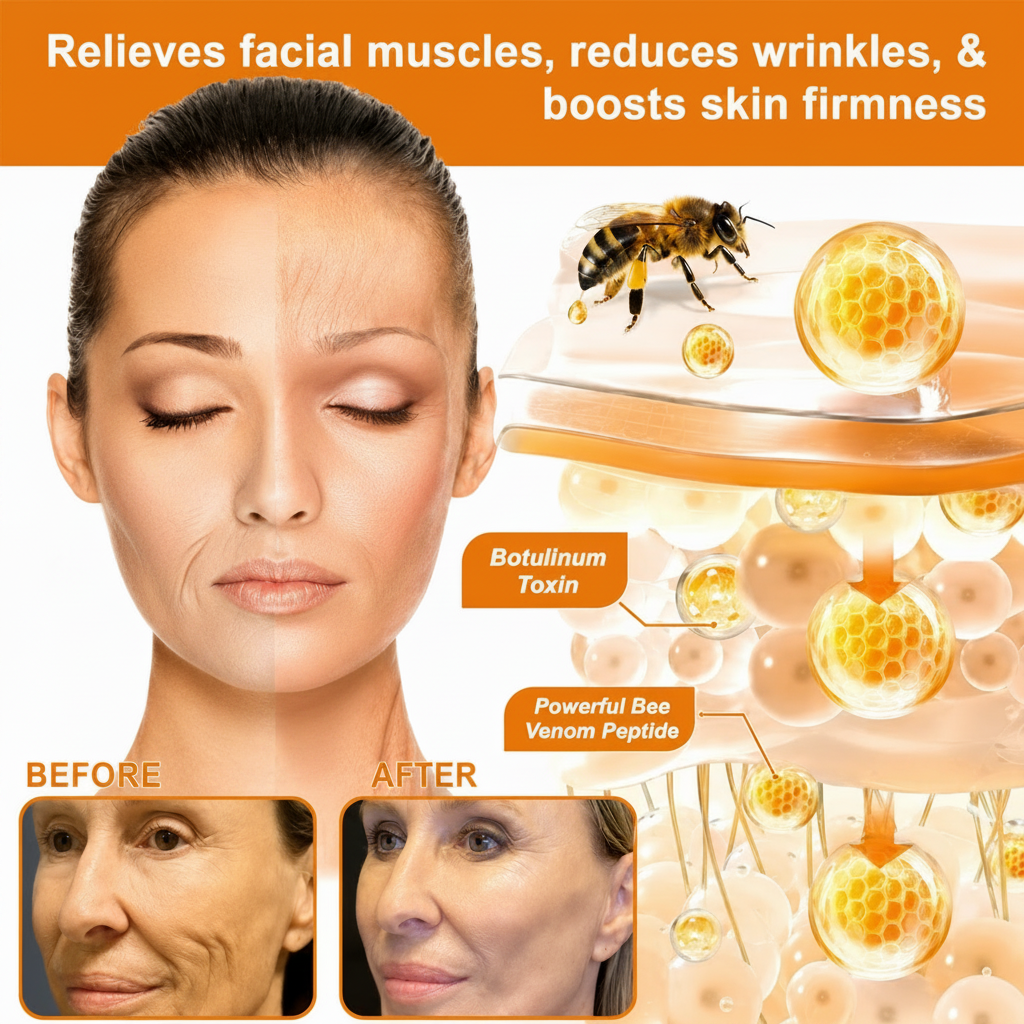 Bee Venom Treatment Cream – Deep Moisturizing & Firming Skin Care Cream | Bee Skin Elixir