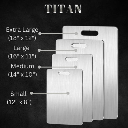 Premium Titanium Cutting Board – Double-Sided Food Grade Chopping Board for Modern Kitchens