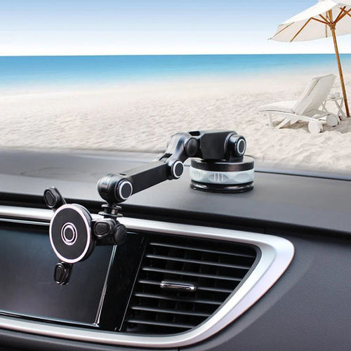 Premium Gravity Magnetic Car Phone Holder with Adjustable Suction Cup – Universal Fit