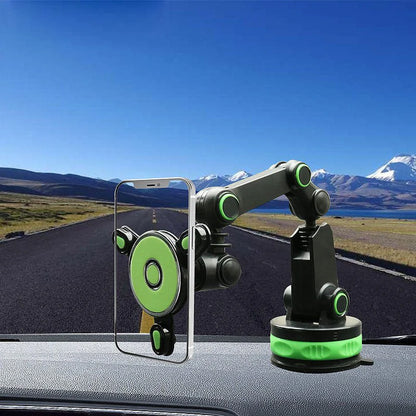Premium Gravity Magnetic Car Phone Holder with Adjustable Suction Cup – Universal Fit