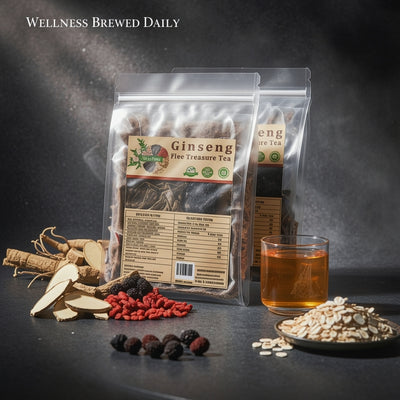18 Flavor Ginseng Herbal Tea | Premium Herbal Wellness Tea Blend (30 Tea Bags)